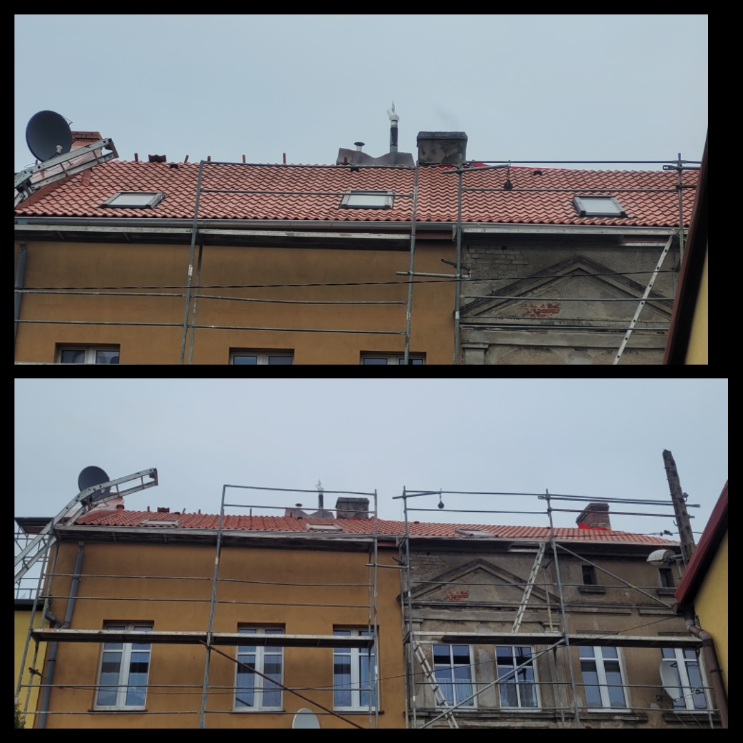 WspĂłlnota Mieszakowa Strumykowa 2-3 rozpoczÄĹa remont dachu. 